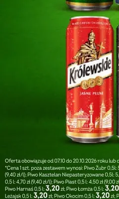 Piwo Królewskie promocja w Żabka