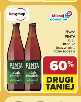 Piwo Pinta Atak Chmielu American IPA promocja w Carrefour