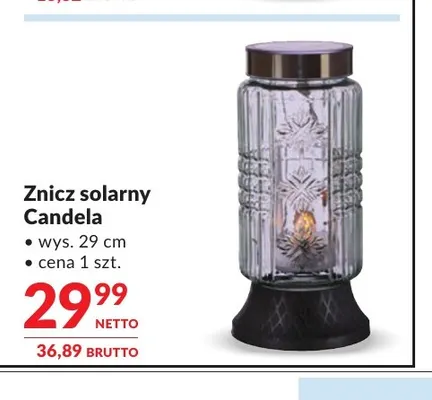 Znicz solarny Candela promocja w Makro