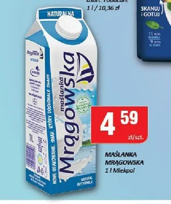 Maślanka Mrągowska naturalna promocja w Chorten