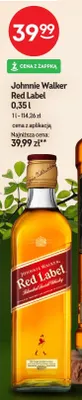 Whisky Red Label promocja w Żabka