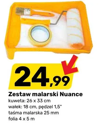 Zestaw malarski Nance promocja w Bricomarche