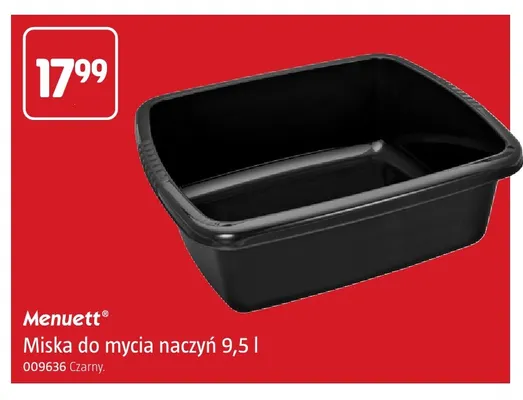 Miska do mycia naczyń 9,5 l Menuett promocja w Jula