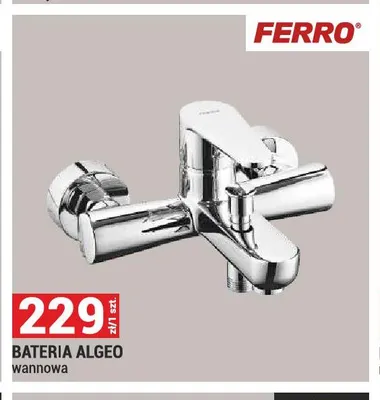 Bateria wannowa Algeo FERRO promocja w Merkury Market