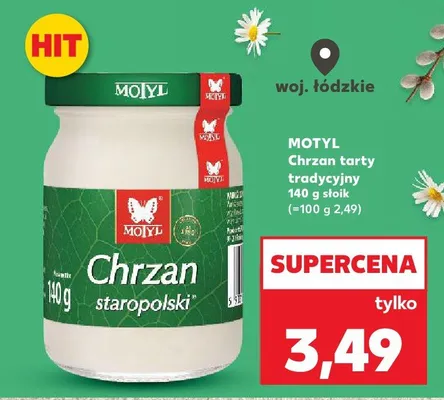 Chrzan tarty tradycyjny promocja w Kaufland