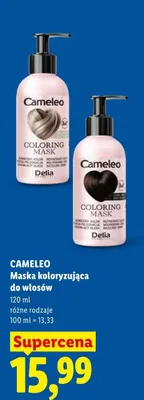 Maska koloryzująca do włosów Cameleo brązowa promocja w Lidl