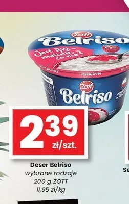 Deser ryżowy Belriso Zott promocja w emma MARKET