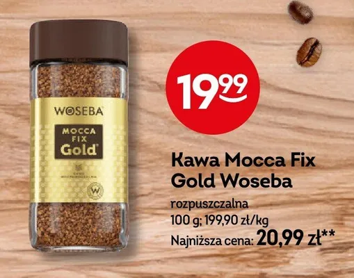 Kawa Mocca Fix Gold rozpuszczalna promocja w Żabka
