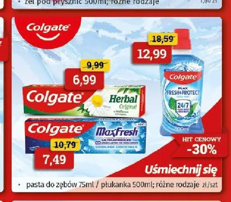 Pasta do zębów Colgate Herbal promocja w Drogeria Kosmyk