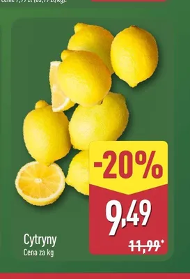 Cytryny promocja w Aldi