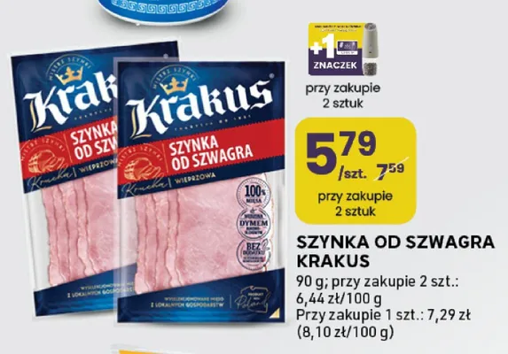 Szynka od szwagra Krakus promocja w Stokrotka