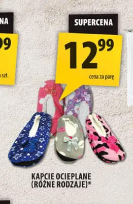 Kapcie ocieplane promocja w Arhelan