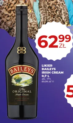 Likier Baileys Irish Cream 0,7 L promocja w Duży Ben