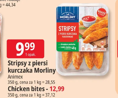 Stripsy z piersi kurczaka Morliny promocja w Leclerc
