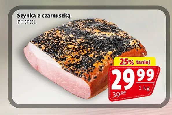 Szynka z czarnuszką Pekpol promocja w Prim Market