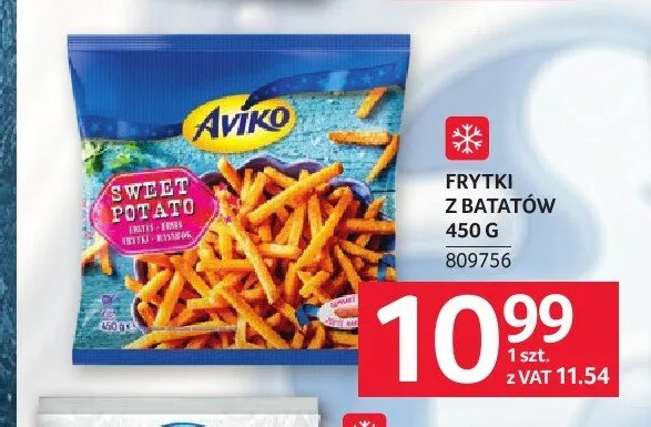 Frytki z batatów Aviko promocja w Selgros