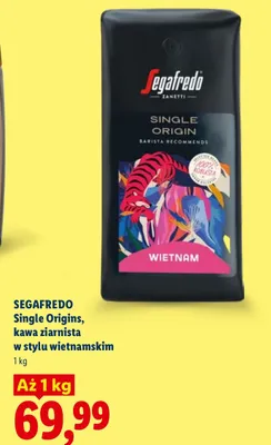 Kawa ziarnista Segafredo Single Origins w stylu wietnamskim promocja w Lidl