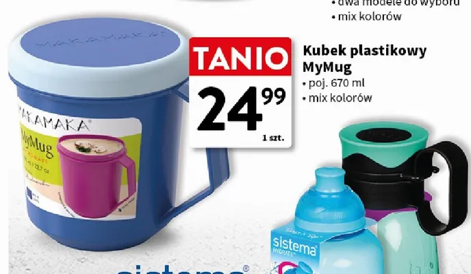 Kubek plastikowy MyMug Makamaka 670 ml promocja w Intermarche