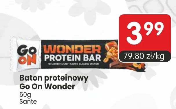 Baton proteinowy Go On Wonder promocja w Market Point