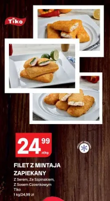 Filet z mintaja zapiekany promocja w Chorten