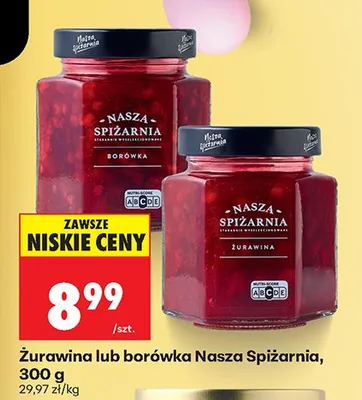 Żurawina promocja w Biedronka