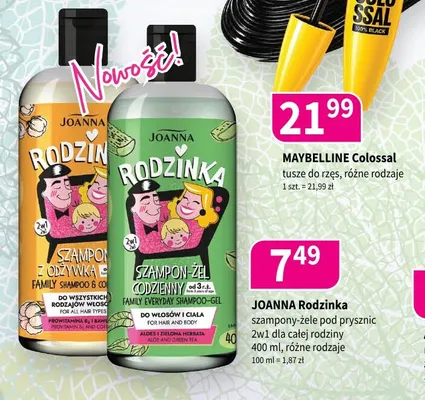 Szampon z odżywką 2w1 Joanna Rodzinka promocja w Drogerie Polskie