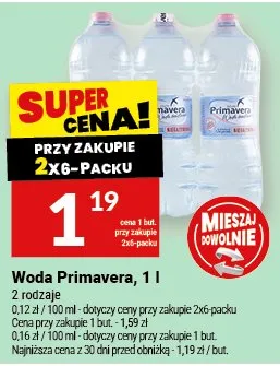 Woda Primavera promocja w Twój Market