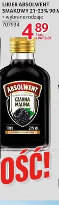 Likier Absolwent Smakowy Czarna Malina 90 ml promocja w Selgros