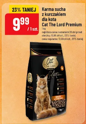 Karma sucha z kurczakiem dla kota promocja w POLOmarket