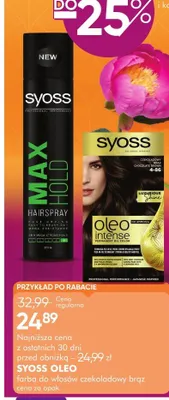 Oleo Intense farba do włosów promocja w Super-Pharm