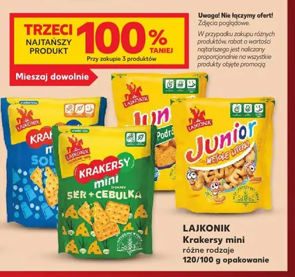 Krakersy mini Lajkonik promocja w Kaufland