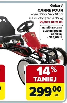Gokart promocja w Carrefour