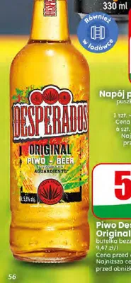 Piwo Desperados Original promocja w Dino