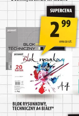 Blok techniczny A4 biały promocja w Arhelan