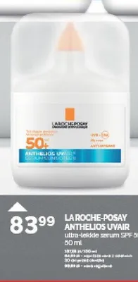 Serum do twarzy ultra-lekkie La Roche-Posay Anthelios Uvair SPF 50+ promocja w Ziko Dermo