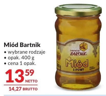 Miód Bartnik promocja w Makro