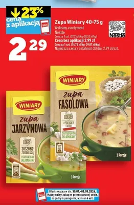 Zupa Winiary promocja w TOPAZ
