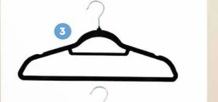 Zestaw wieszaków welurowych 10 wieszaków klasycznych promocja w Biedronka