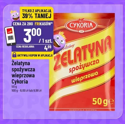 Żelatyna spożywcza wieprzowa Cykoria promocja w POLOmarket