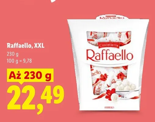 Pralinki Raffaello XXL promocja w Lidl