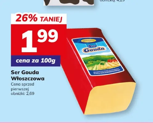 Ser Gouda Włoszczowa promocja w Hitpol