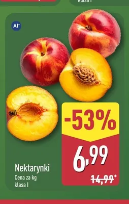 Nektarynki promocja w Aldi