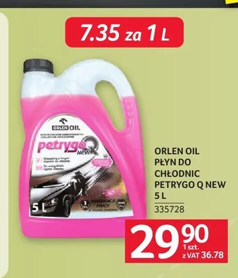Płyn do chłodnic Orlen Oil Petrygo Q New promocja w Selgros