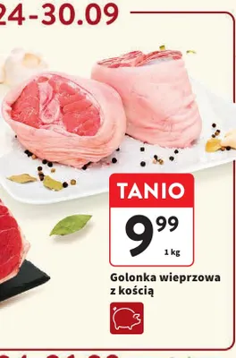 Golonka wieprzowa z kością promocja w Intermarche