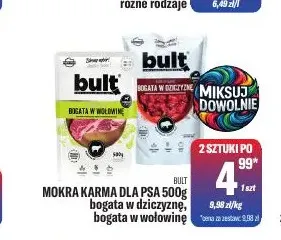 Mokra karma dla psa bogata w dziczyznę Bult promocja w Tomi Markt