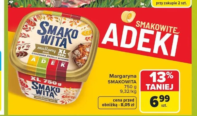 Margaryna Smakowita XL promocja w Carrefour