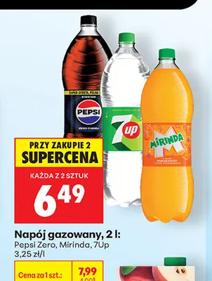 Napój gazowany Pepsi Zero promocja w Biedronka