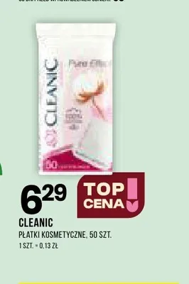 Płatki kosmetyczne Cleanic promocja w Drogerie Natura