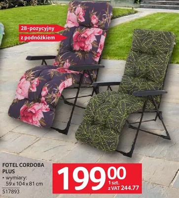 Fotel Cordoba Plus promocja w Selgros