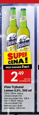 Piwo Trybunał Lemon promocja w Twój Market
